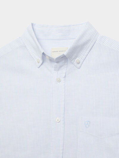 CAMISA LINO RAYAS BD