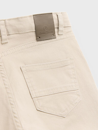 PANTALON 5 POCKETS KIDS BEIGE