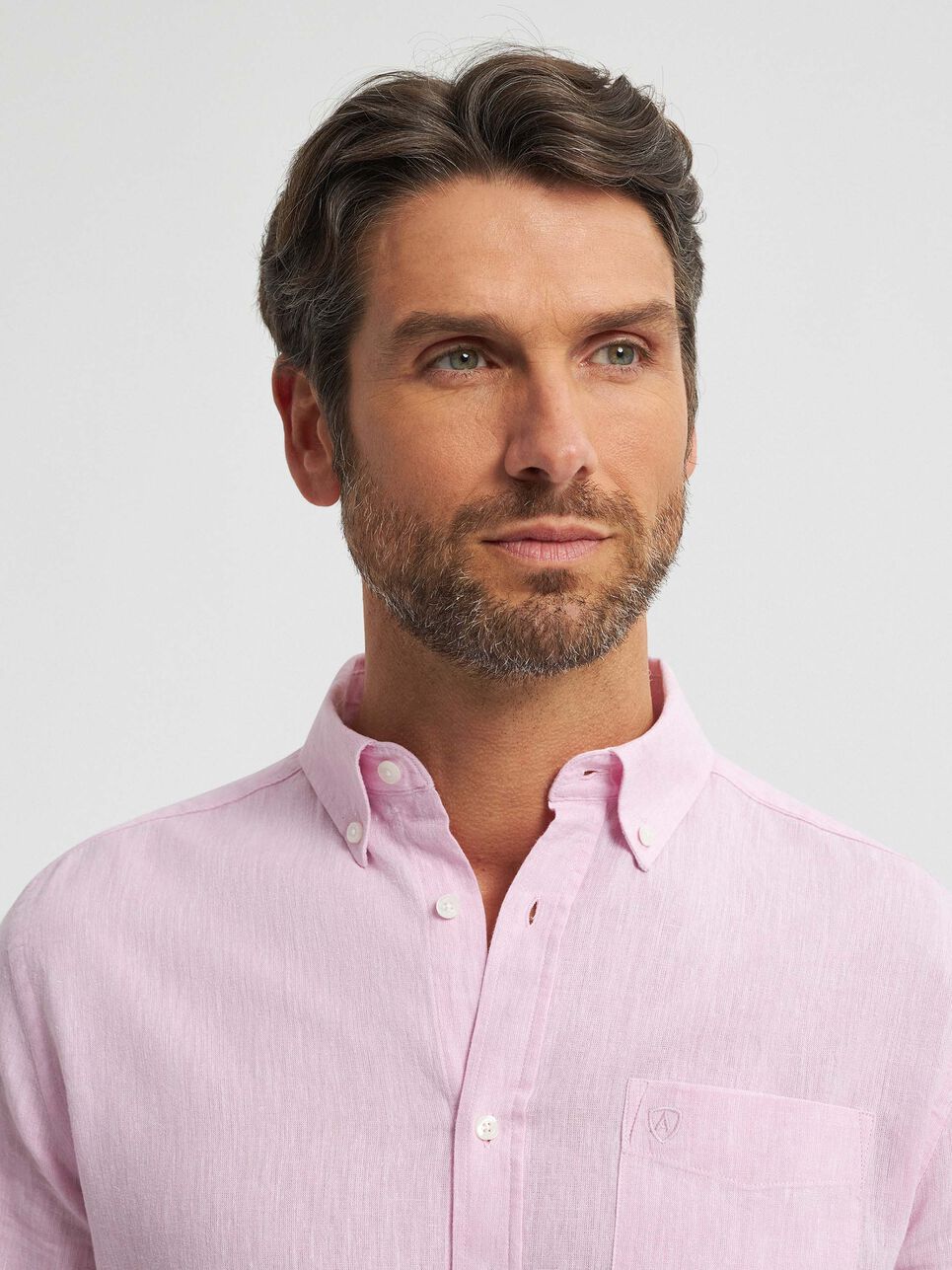 CAMISA LINO BOLSILLO