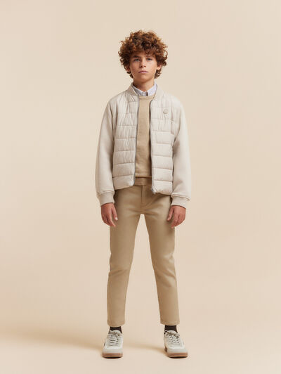 CAZADORA ANTLER KIDS BEIGE