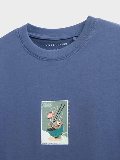 CAMISETA STAMP AZUL MARINO