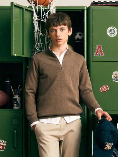 JERSEY LORENZO KIDS CAMEL