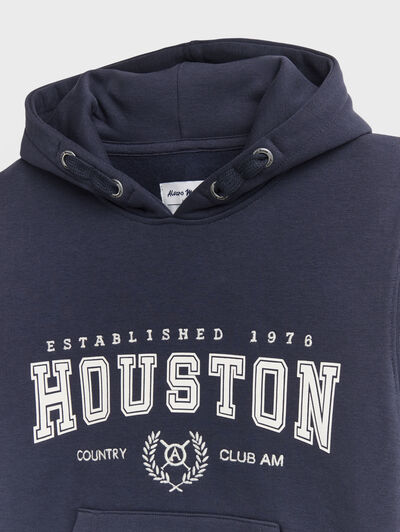 SUDADERA HOUSTON KIDS AZUL MARINO