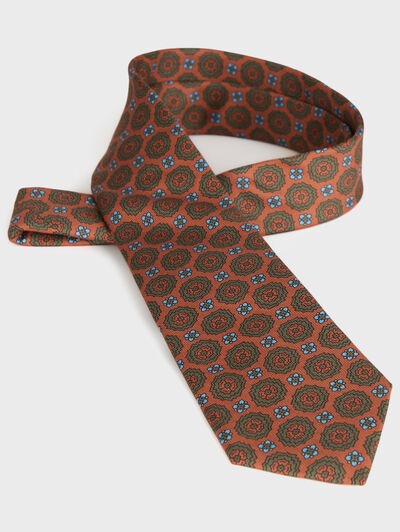 CORBATA PRINTED NARANJA