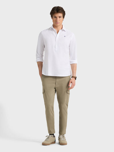 POLERA OXFORD SOLID BLANCO