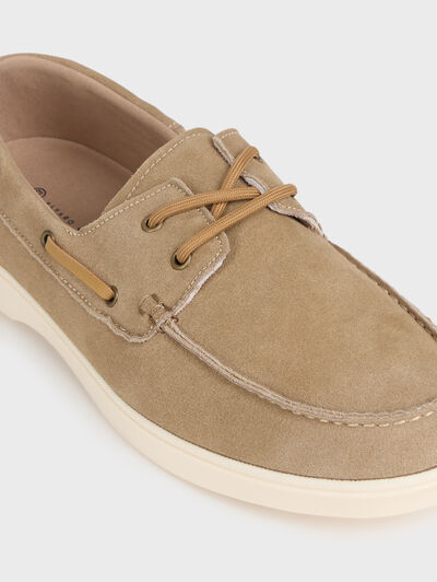 ZAPATOS NAUTICO SERRAJE BEIGE