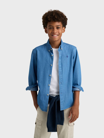 CAMISA DENIM BUTTON DOWN KIDS