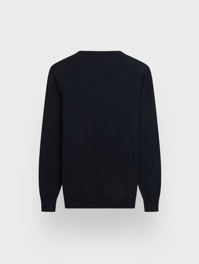 JERSEY V-NECK TRENDY AZUL MARINO