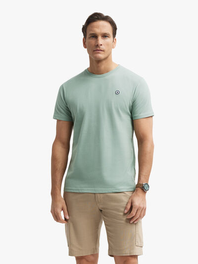 CAMISETA PATCH VERDE