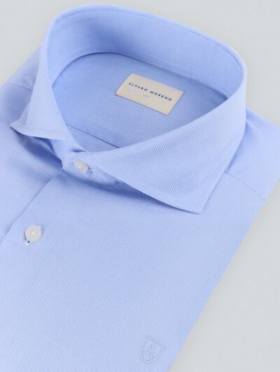 CAMISA VESTIR MICRO GALLO CELESTE