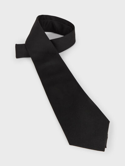 CORBATA LISA MATE NEGRO