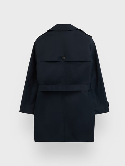 GABARDINA TRENCH AZUL MARINO