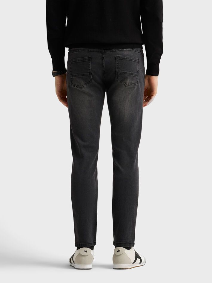 PANTALON DENIM DARK GRIS