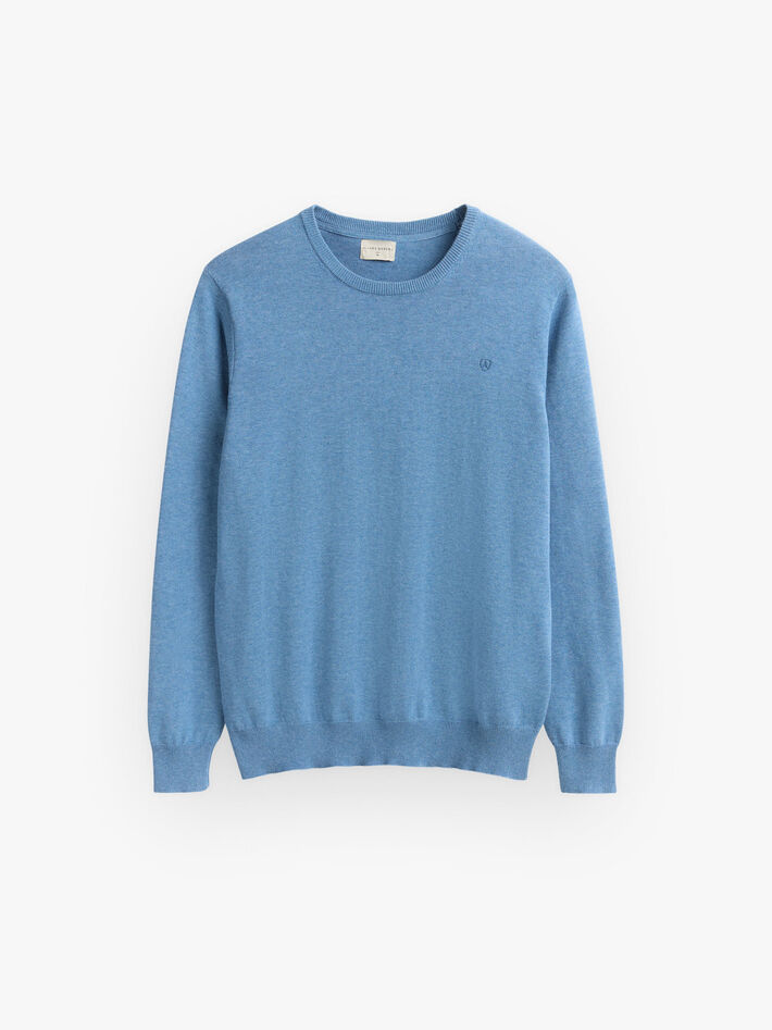 JERSEY ROUND NECK AZUL