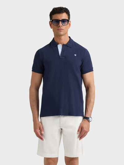 POLO NEWTON AZUL MARINO