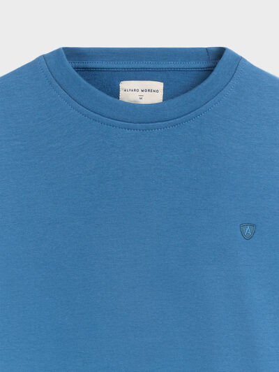 SUDADERA BASIC FANCY AZUL