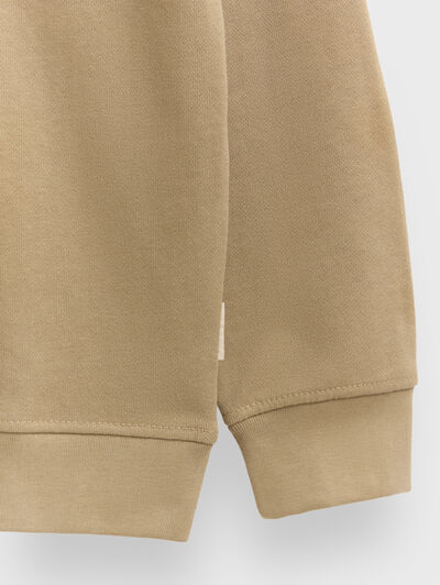 SUDADERA SIMPLY CAMEL