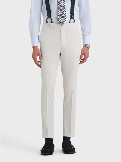 PANTALON NAPOLI ROYAL TWILL CRUDO
