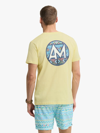 CAMISETA TRIBAL AMARILLO