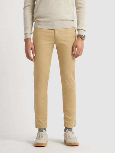 PANTALON DIAGONAL 5P CAMEL