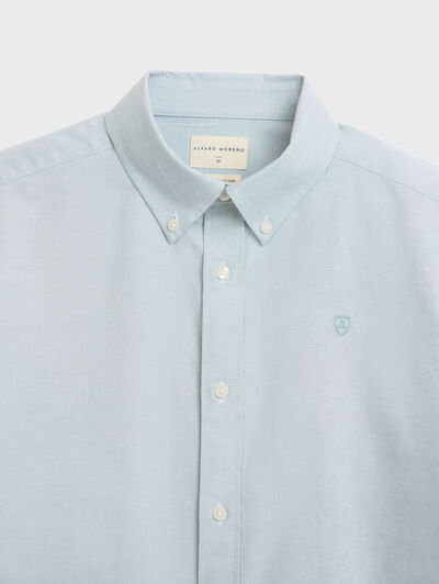 CAMISA OXFORD SOLID AZUL