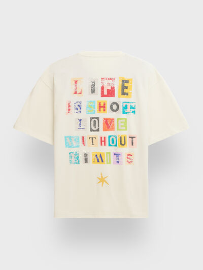 CAMISETA LIFE BLANCO