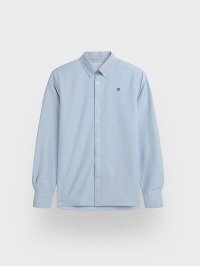 CAMISA OXFORD SOLID AZUL
