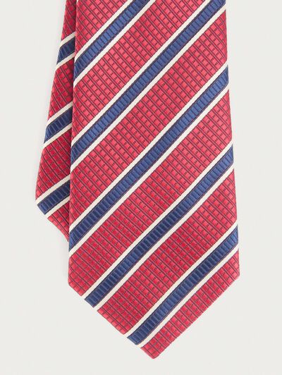 CORBATA JACQUARD MF ROJO