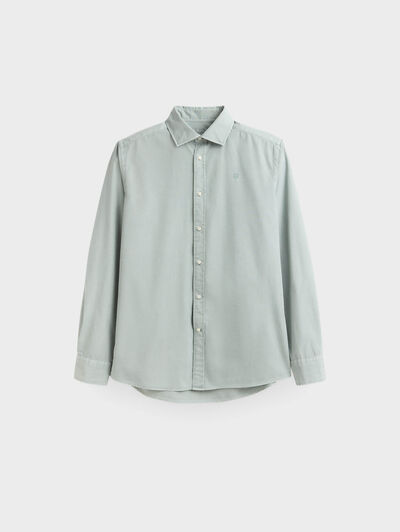 CAMISA POPELIN VERDE