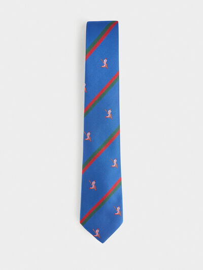 CORBATA JACQUARD MF AZUL