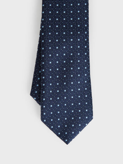 CORBATA JACQUARD MF KIDS AZUL MARINO