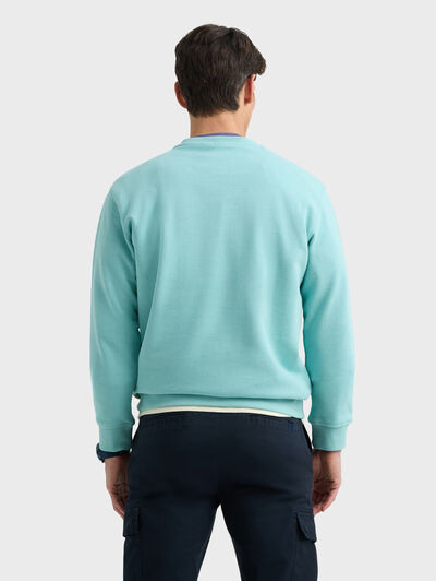 SUDADERA ORIGEN VERDE AGUA