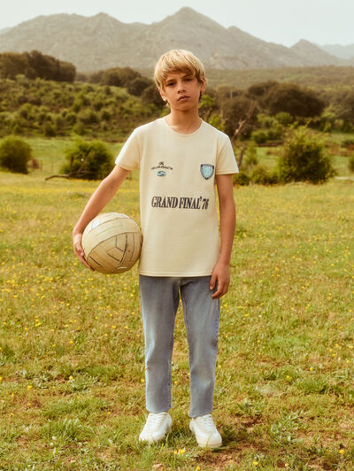 CAMISETA GRAND KIDS AMARILLO