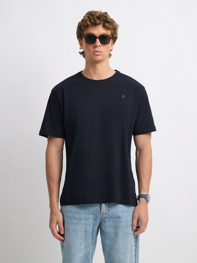 CAMISETA BASICA AZUL MARINO