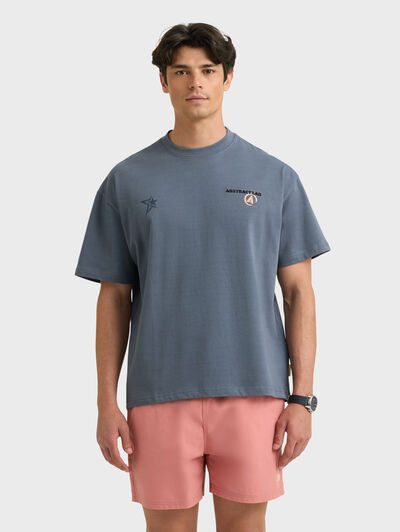 CAMISETA ABSTRACT AZUL MARINO
