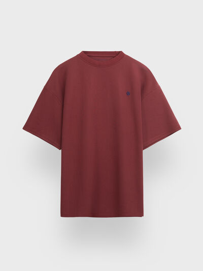 CAMISETA MODAL BURDEOS