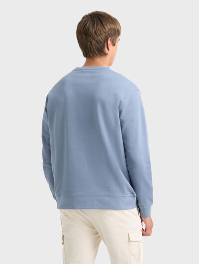 SUDADERA BASICA AZUL