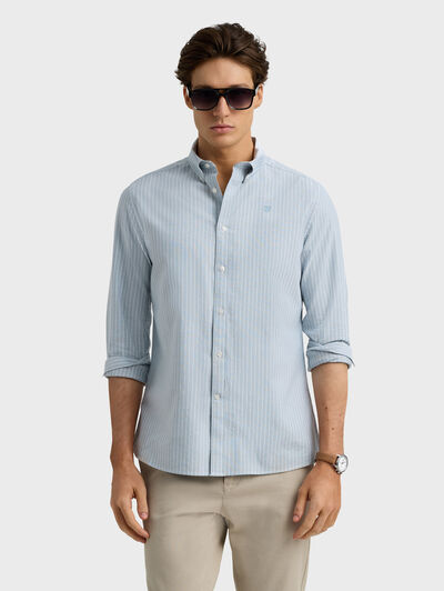 CAMISA OXFORD DIPLO AZUL