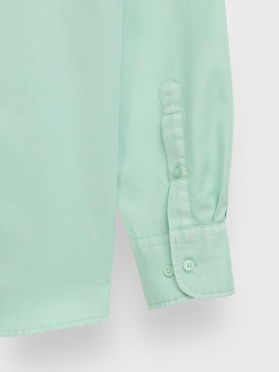 CAMISA PANAMA DYE VERDE AGUA