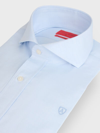 CAMISA ERIK P.POINT CELESTE