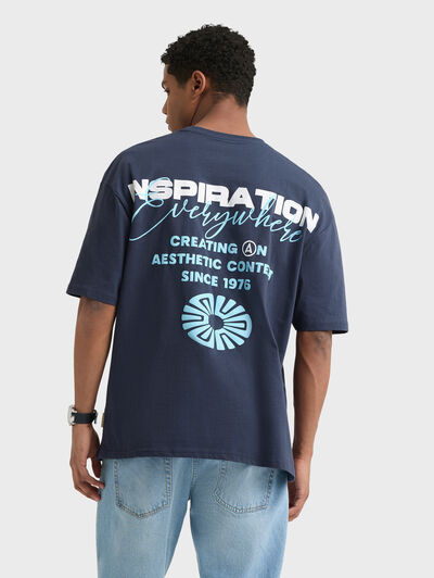 CAMISETA INSPIRATION AZUL MARINO