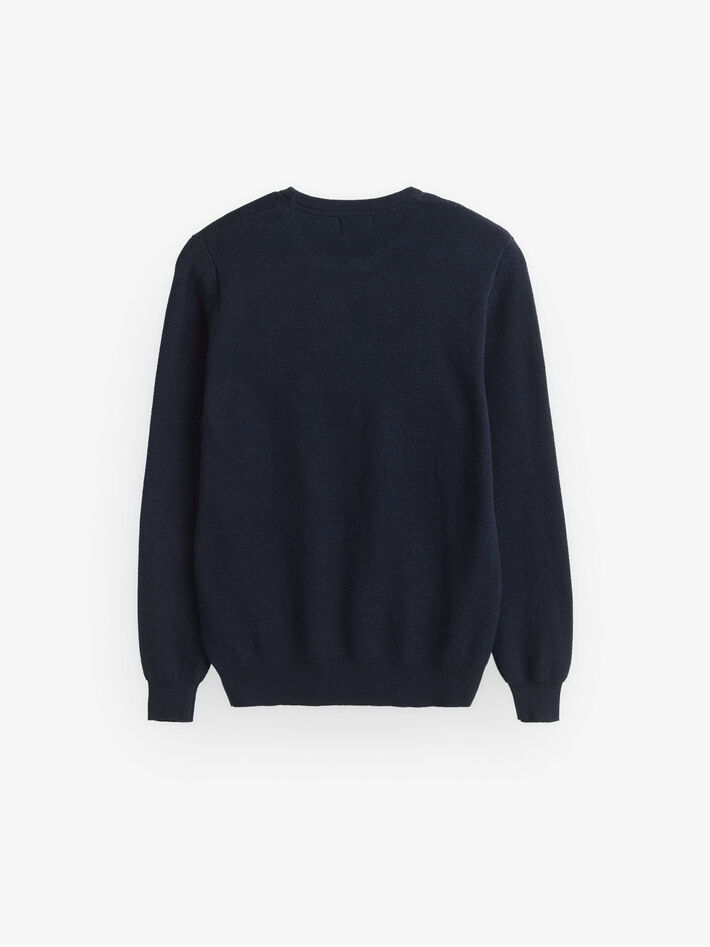 JERSEY ESTRUCTURA AZUL MARINO