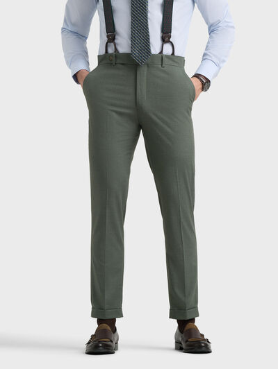 PANTALON NAPOLI TROPICAL VERDE
