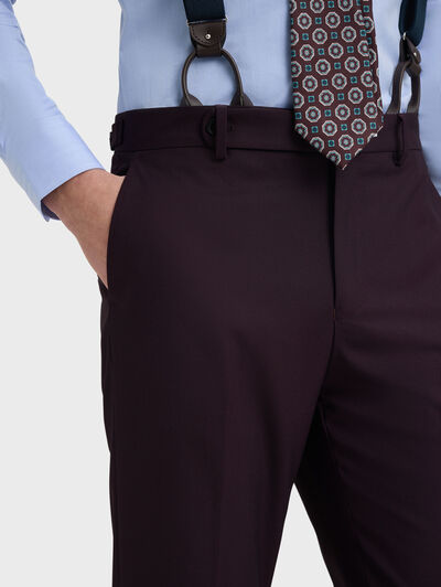 PANTALON CAPOLUNGO MICRO BURDEOS