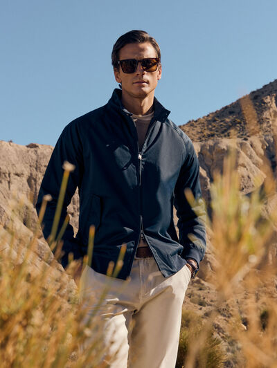 CAZADORA HOSIER AZUL MARINO