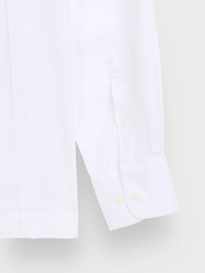 CUBANA LINO CHAMBRAY BLANCO