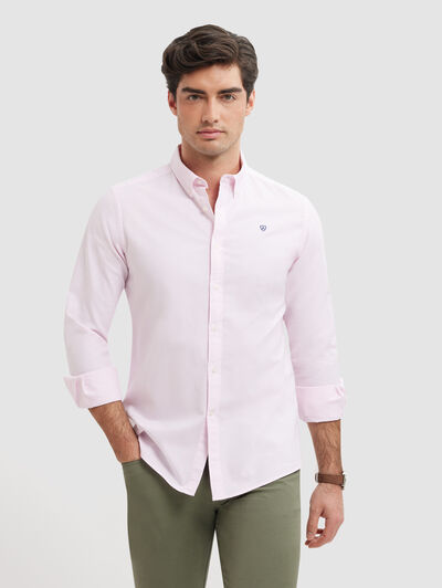 CAMISA OXFORD BASIC ROSA