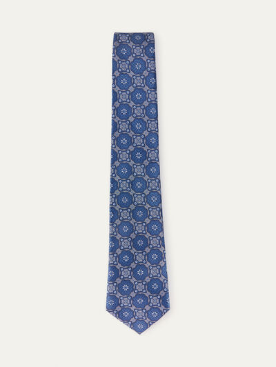 CORBATA JACQUARD MF AZUL