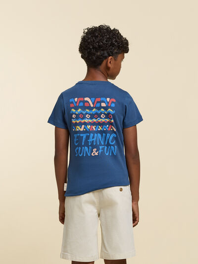 CAMISETA ETHNIC KIDS AZUL MARINO