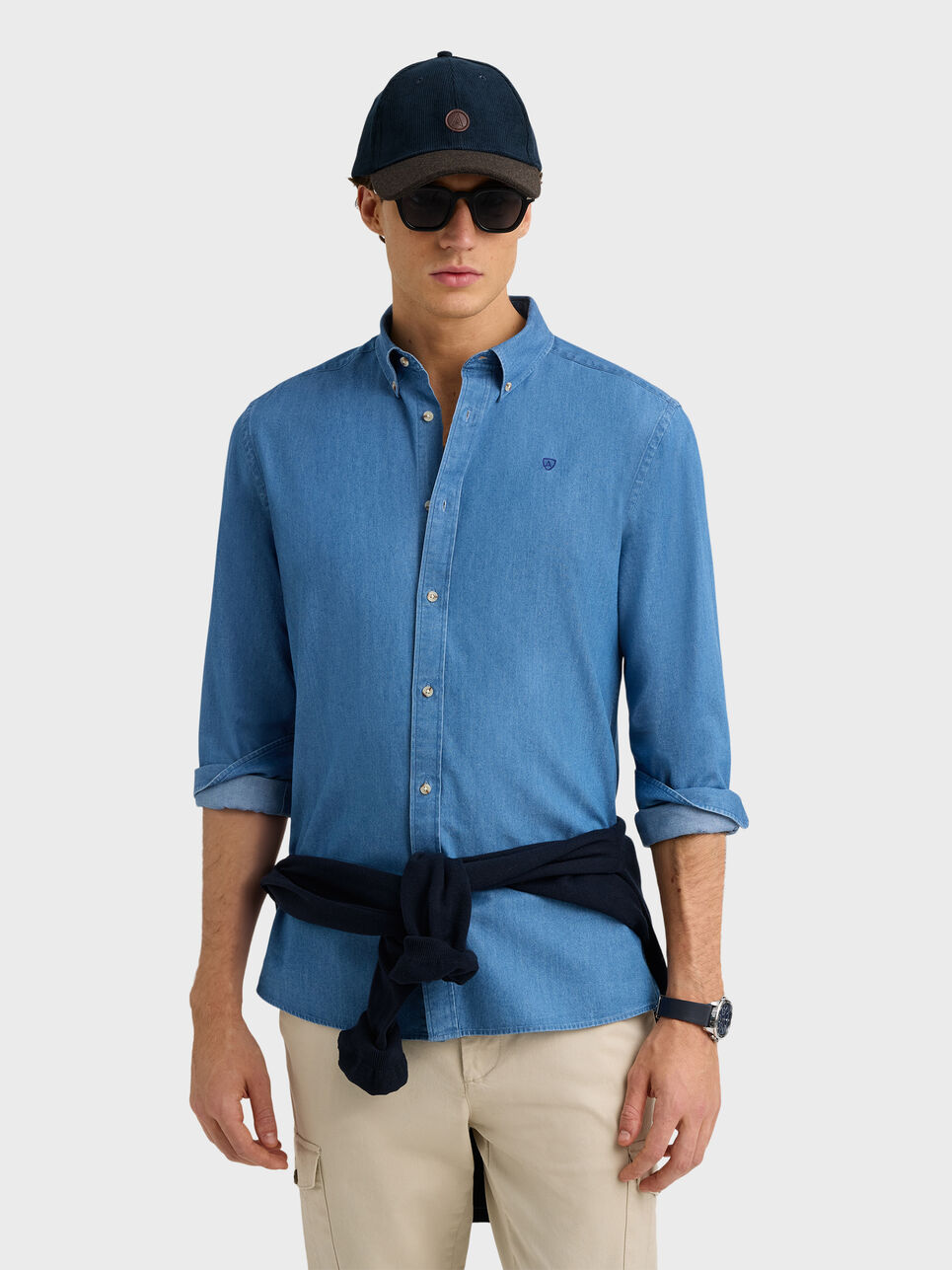CAMISA DENIM BUTTON DOWN